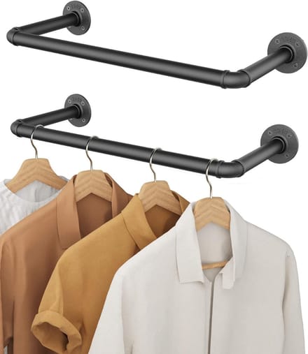 Kledingstangen voor aan de Muur - Kledingrek - Kledingroede