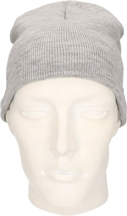 Gekleurde basic muts lichtgrijs voor dames