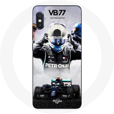 Coque - Formule 1 - Xiaomi Redmi Note 5 AI - Valtteri Bottas - Souple - Noir noir