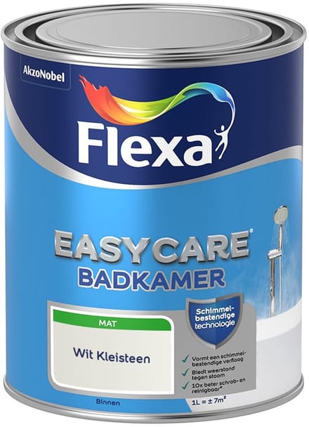 Flexa - Easycare Badkamer - Wit Kleisteen - Mengverf - 1 L