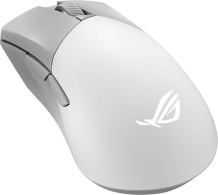 ASUS ROG Gladius III Draadloos AimPoint - Gaming muis - Optisch - 6 knoppen - Wit