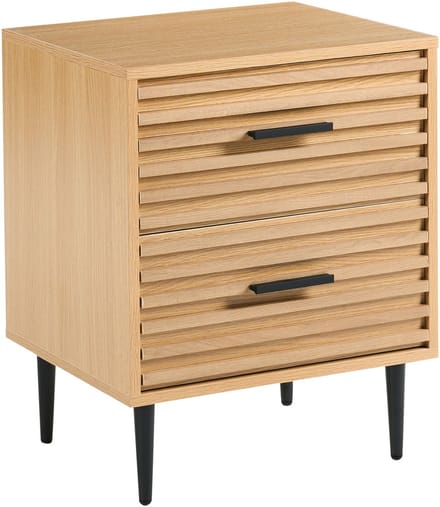 KEITH - Nachtkastje - Lichtbruin - MDF