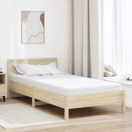 vidaXL - Matras - Medium - 100 - x - 200 - cm - Wit