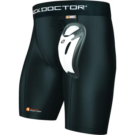Compressiebroek Shock Doctor avec Bioflex Cup noir