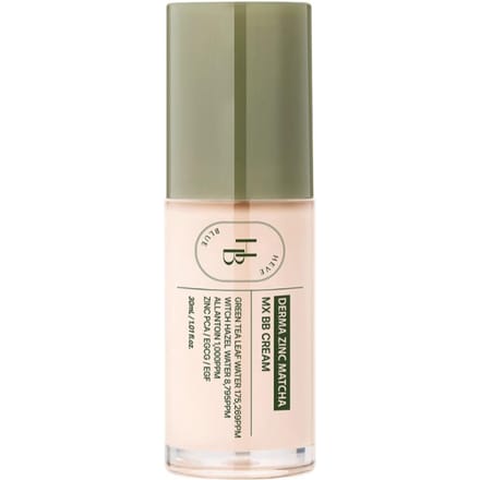 [HEVE BLUE] Derma Zink Matcha MX BB Crème 30ml 0.5 Ivory beige
