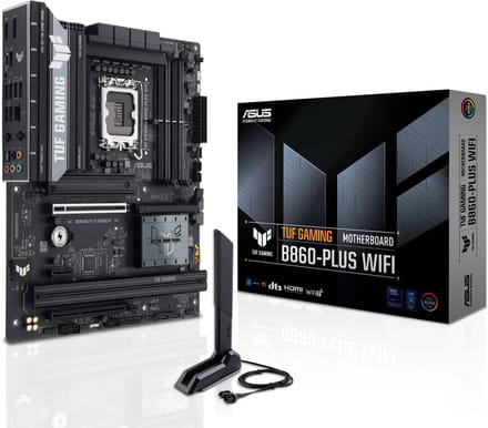 ASUS TUF GAMING B860-PLUS WIFI Moederbord - Intel B860 - Intel LGA1851 - DDR5 RAM - ATX