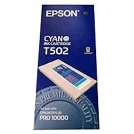 Epson T502 inktcartridge cyaan (origineel)
