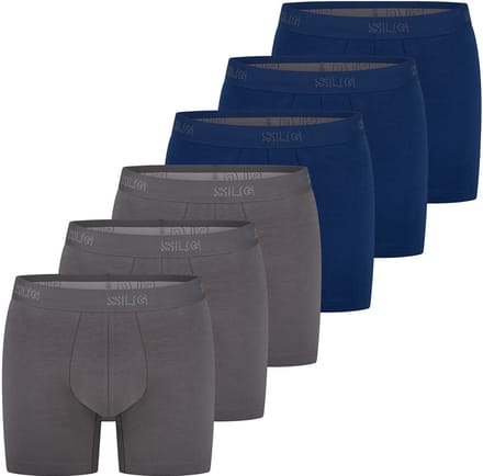 sloggi Heren lang short / pant 6 pack SLG Base