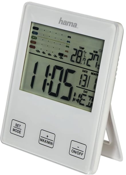 Digitale Binnen Thermometer en Hygrometer met Schimmelalarm
