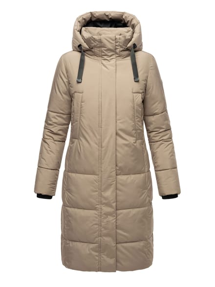 Marikoo dames winterjas Laryaa – lang, warm & met afneembare capuchon