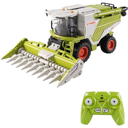 Afstandsbediening Harvester Speelgoed, 1:24 Schaal Spray Farm Speelgoed met Maïs Snijkop LED Lichten Geluid Type B 1Battery black