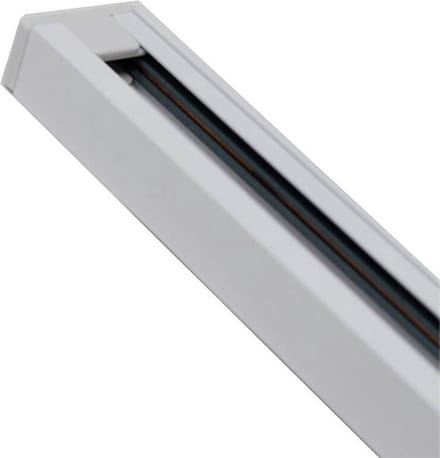 Spanningsrail - 1 Fase - Opbouw - Aluminium - Wit - 3 Meter