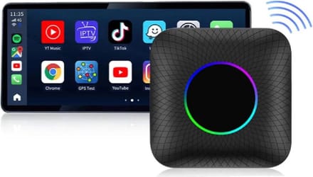 Top Kwaliteit Carlinkit - Carplay Dongle - Wireless Apple CarPlay & AndroidAuto Adapter - Zwart