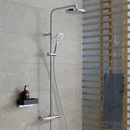 Duravit B.1 Shower System with shower thermostat B14280008010