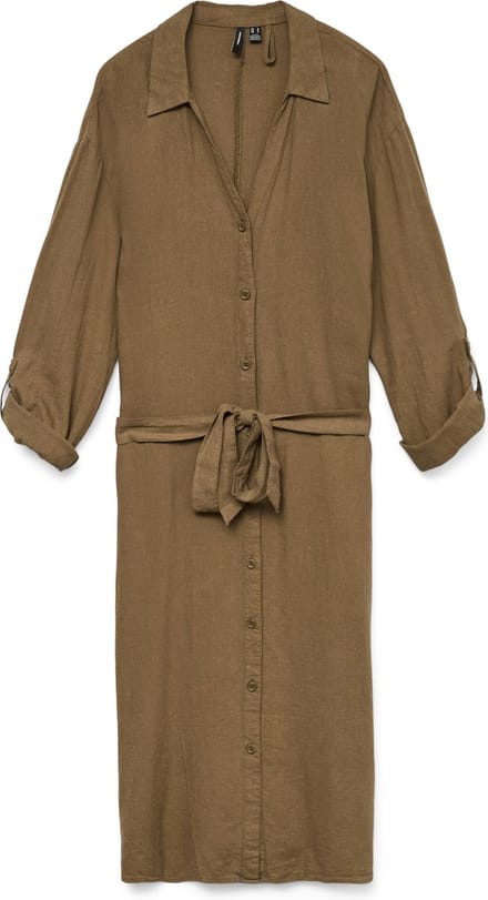 VERO MODA - VMLINN LOOSE CALF SHIRT WVN NOOS - Dames - Blouses