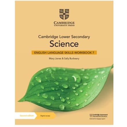 Cambridge Lower Secondary Science English Language Skills Workbook Stage 7 With Digital Access - - Mary Jones