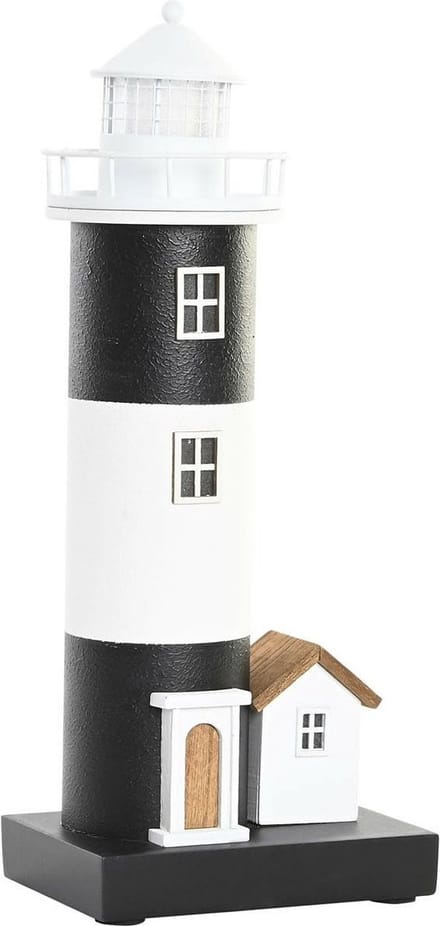Luminous Decoration DKD Home Decor Hout LED Koplamp (15 x 10 x 37 cm)