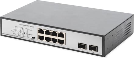 DIGITUS DN-95140 - switch - 8 ports - unmanaged - rack-mountable