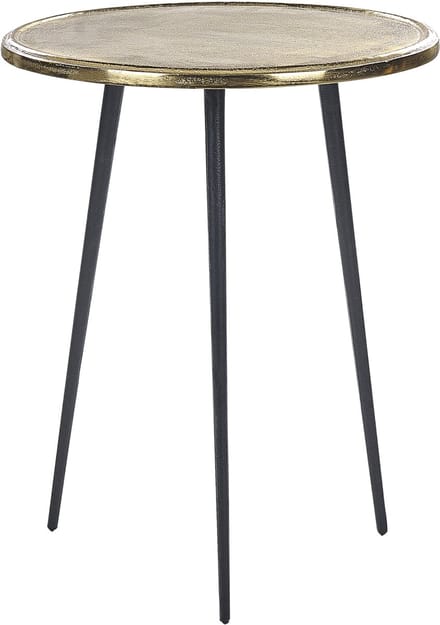 TELFER - Bijzettafel - Goud - Aluminium