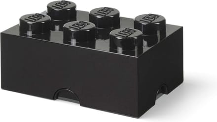 Lego - Opbergbox Brick 6 - Nylon - Zwart