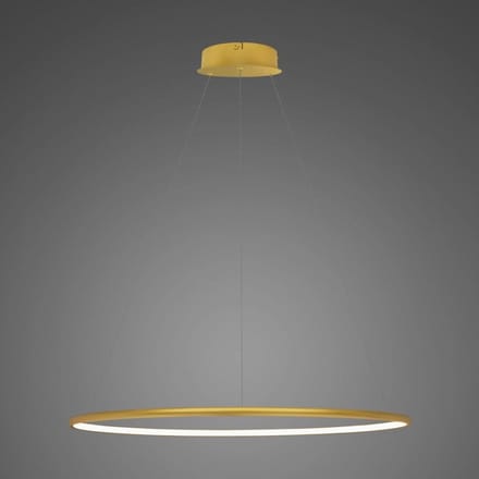 LED speaker Plafondlamp Cirkels Goud 80cm 4000K