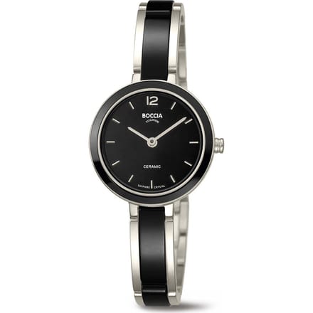 Boccia Titanium 3333-02 - Dames Horloge 29mm