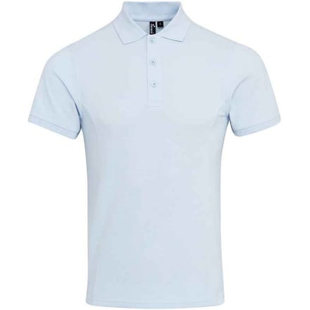 Premier Heren Coolchecker Plus Piqu Polo Shirt (Lichtblauw)