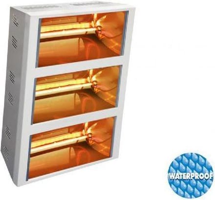 Garage / loods / bedrijfshal / schuur verwarming 6000 Watt Helios TITAN EHTV3