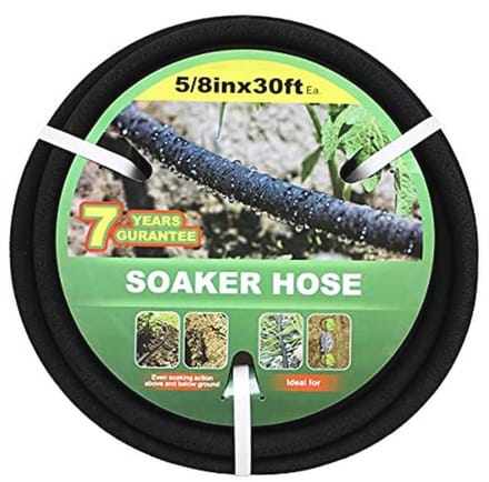 Soaker Hose 50ft - Waterbesparende Tuinslang voor Efficiënte Bewatering van Bloembedden