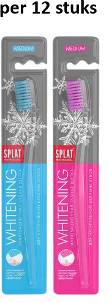 Splat tandenborstels whitening innovative medium 12st.