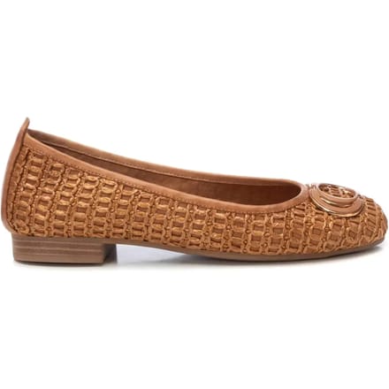 Rieten ballerina's voor dames Carmela
