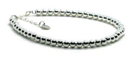 Heaven Eleven - dames - enkelbandjes - zilver - 925 - 5mm - verstelbaar 23cm + 4cm