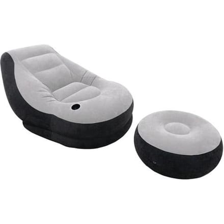 Intex - Opblaasbare stoel - Ultra Lounge met poef - 102 x 137 x 79 cm