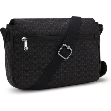 kipling schoudertas Basic Plus Eyes Wide Open Earthbeat Signature Emb zwart