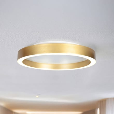 Plafonnière Goudkleurig Ringlux 4135GO Ø40CM LED 3600 Lumen Modern Steinhauer