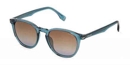 Police SPLQ82 Azzurro trasparente 52/21/145 MAN Zonnebrillen