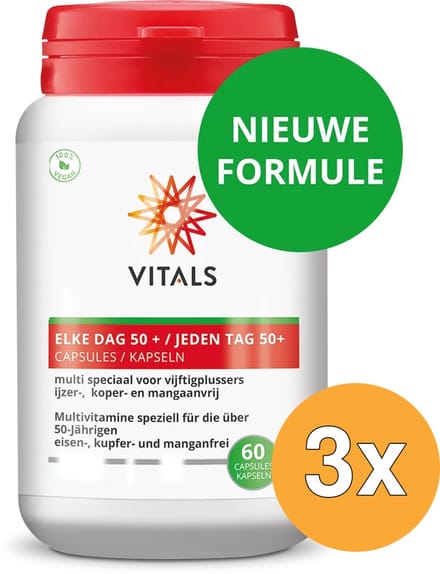 3x Vitals Elke Dag 50+ (60 capsules)