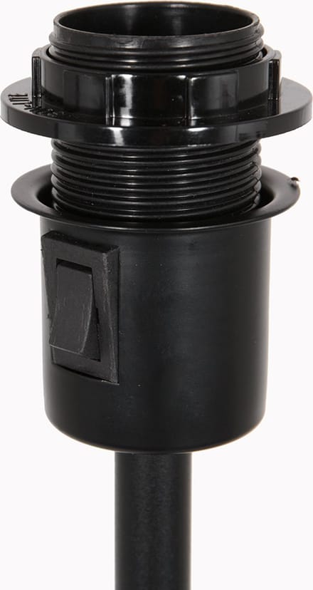 Steinhauer - vloerlamp - Stang - zwart - metaal - losse armatuur - LED_E27 - 3349ZW