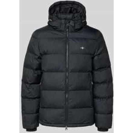 Regular fit gewatteerd jack met logostitching, model 'Cloud'
