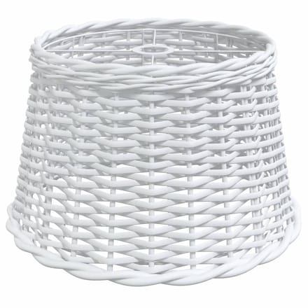 vidaXL - Plafondlampenkap - Ø45x28 - cm - wicker - wit