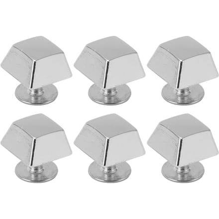 30 Ensembles Bouton Rivet à Vis 12mm Forme Carrée Trapézoïdale Couleur Vive Haute Résistance Pieds de Sac à Main argenté