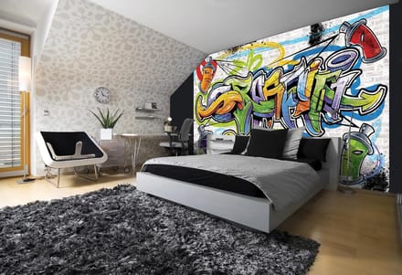 Graffiti Street Art Photo Wallcovering