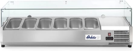 Hendi Opzetkoelvitrine GN 1/3 - 43 x 39,5 x 141 cm