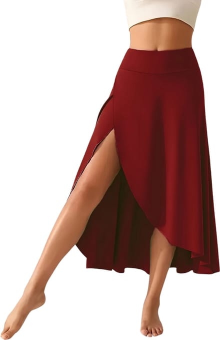 Livano Rokje Dames - Korte - Korte Broek - Wandelrok - Legging - Rood - S