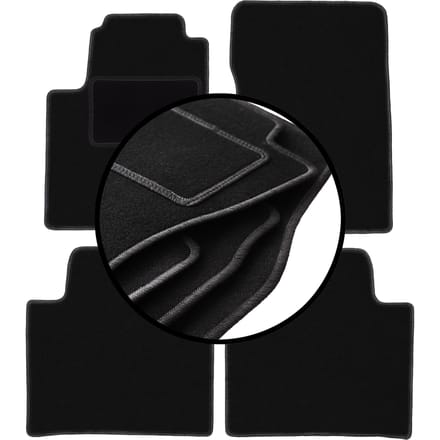 Complete set veloursmatten voor: SsangYong Rexton II SUV (2017-)