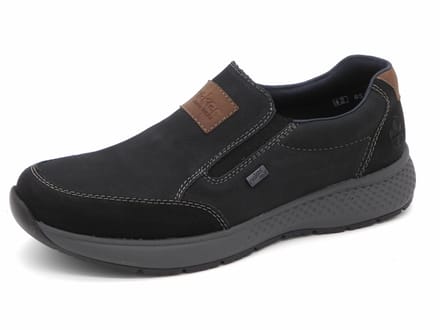 Rieker Instappers blauw Nubuck - Heren - Maat 40