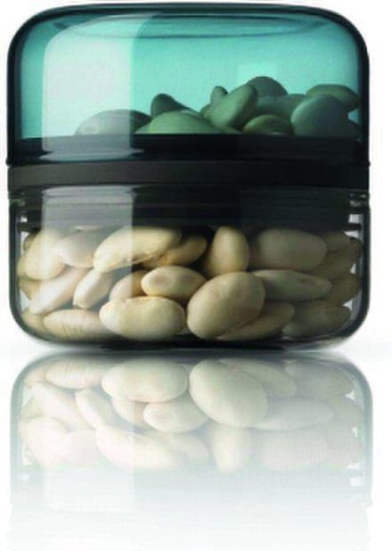 Menu Viitri, voorraadpot glas, 8 cm, blauw