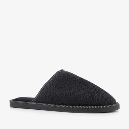 Thu!s heren instap pantoffels zwart - Maat 41 - Sloffen