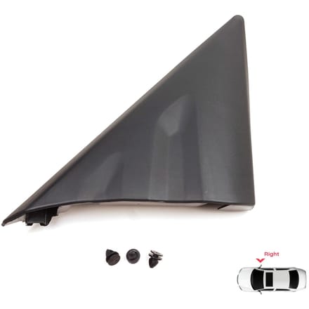 ESP1221-2 Zijaanzicht Rechts Spiegeldriehoek Deurspatbord Trim Cover voor Ford Transit MK8 T18 V363 2013-2024 2016818