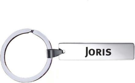 Sleutelhanger Met Naam - Joris - RVS